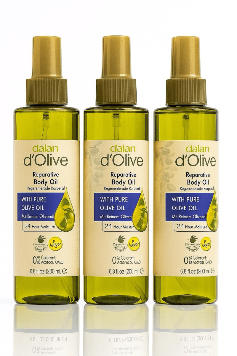 Dalan D'Olive Körper - und Massageöl 3 x 200 ml - VitaeSupps