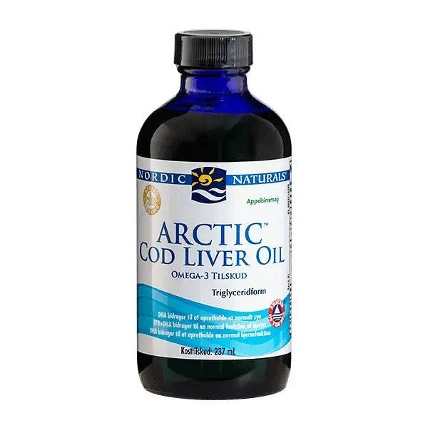 (Danish Label) Arctic Cod Liver Oil, 1060mg Orange - 237 ml. - VitaeSupps