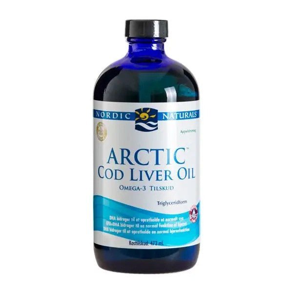 (Danish Label) Arctic Cod Liver Oil, 1060mg Orange - 473 ml. - VitaeSupps