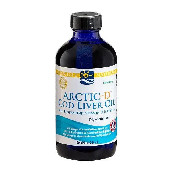 (Danish Label) Arctic - D Cod Liver Oil, Lemon - 237 ml. - VitaeSupps