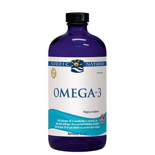 (Danish Label) Omega - 3 Fiskeolie, 1560mg Lemon - 473 ml. - VitaeSupps