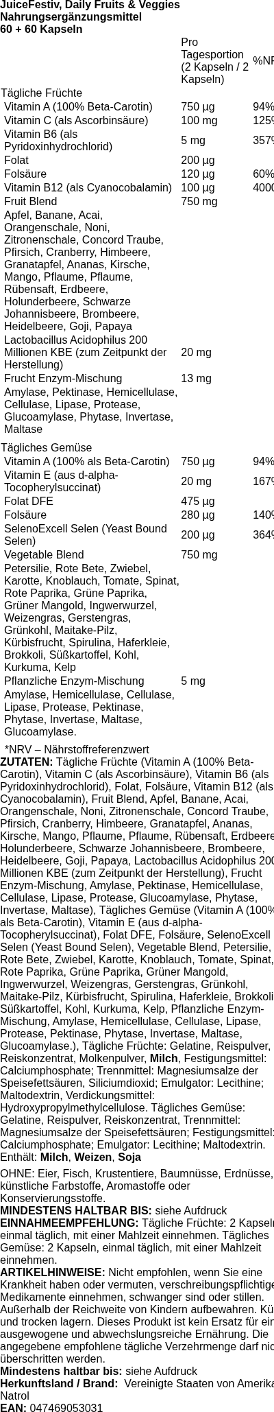Produktetikett