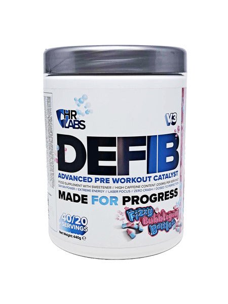 Defib V3 - Advanced Pre Workout Catalyst, Fizzy Bubblegum Bottles - 440 grams - VitaeSupps