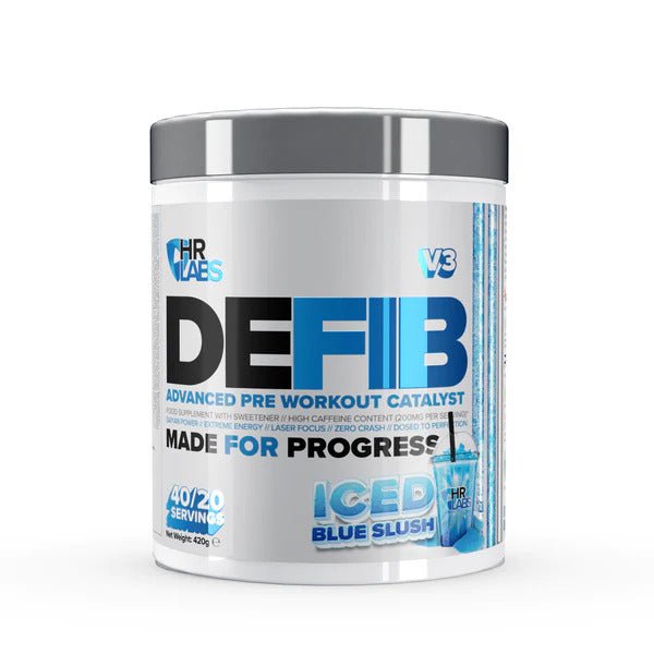 Defib V3 - Advanced Pre Workout Catalyst, Iced Blue Slush - 420 grams - VitaeSupps