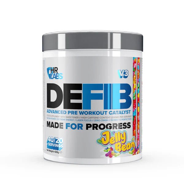 Defib V3 - Advanced Pre Workout Catalyst, Jelly Bean - 420 grams - VitaeSupps
