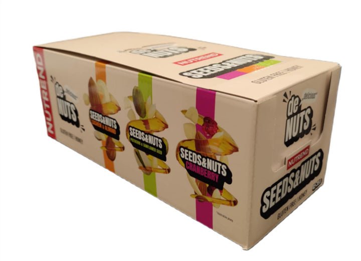 Denuts Seeds & Nuts Bar, Pistachio & Sunflower Seed - 42 x 35g - VitaeSupps