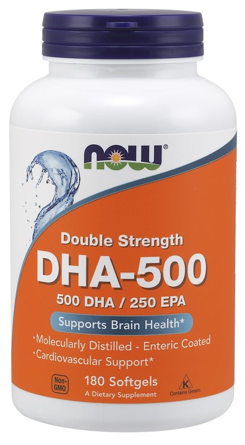 DHA - 500, 500 DHA / 250 EPA - 180 softgels - VitaeSupps