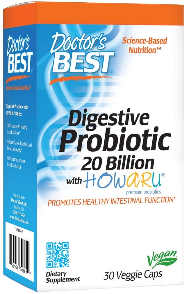 Digestive Probiotic, 20 Billion CFU - 30 vcaps - VitaeSupps