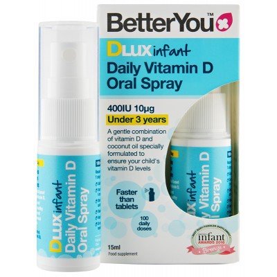 DLux Infant Daily Vitamin D Oral Spray - 15 ml. - VitaeSupps