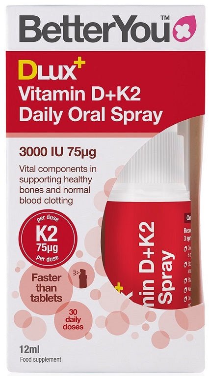 DLux+ Vitamin D+K2 Daily Oral Spray - 12 ml. - VitaeSupps