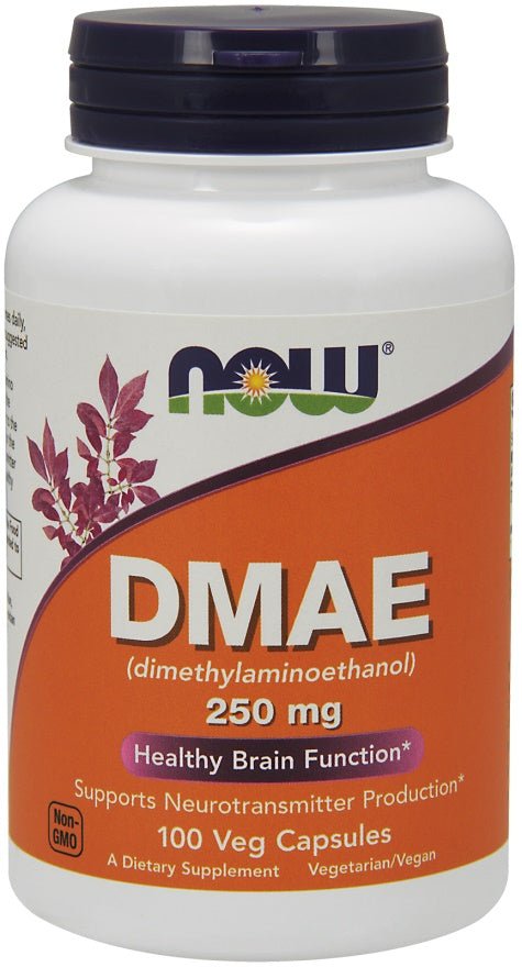 DMAE (Dimethylaminoethanol), 250mg - 100 vcaps - VitaeSupps