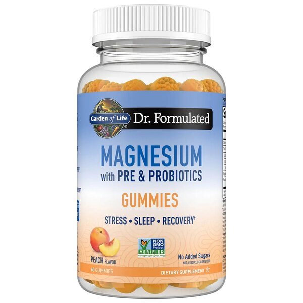 Dr. Formulated Magnesium with Pre & Probiotics Gummies, Peach - 60 gummies - VitaeSupps