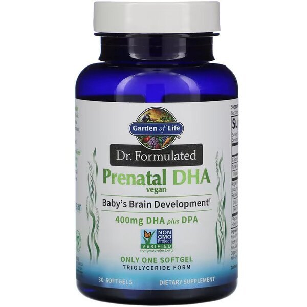 Dr. Formulated Vegan Prenatal DHA - 30 softgels - VitaeSupps