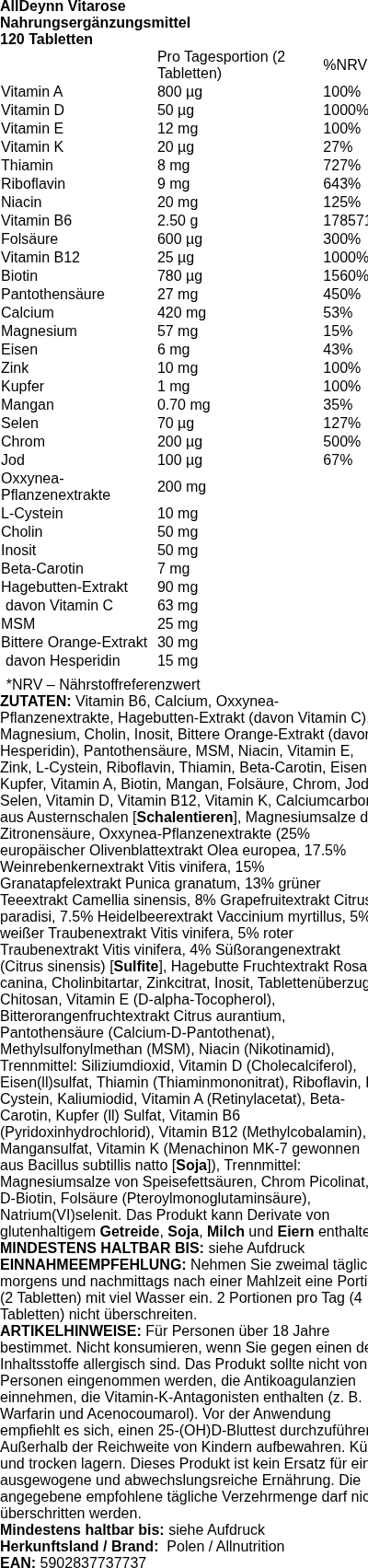 Produktetikett