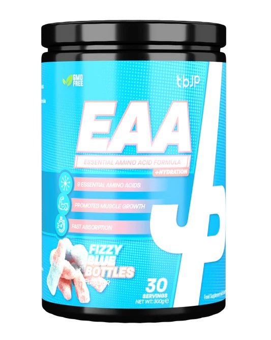 EAA + Hydration, Fizzy Blue Bottles - 300 grams - VitaeSupps