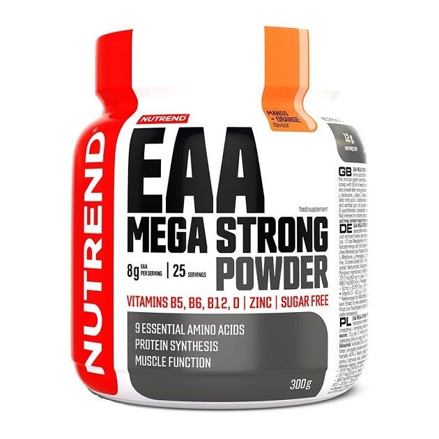 EAA Mega Strong Powder, Mango + Orange - 300 grams - VitaeSupps