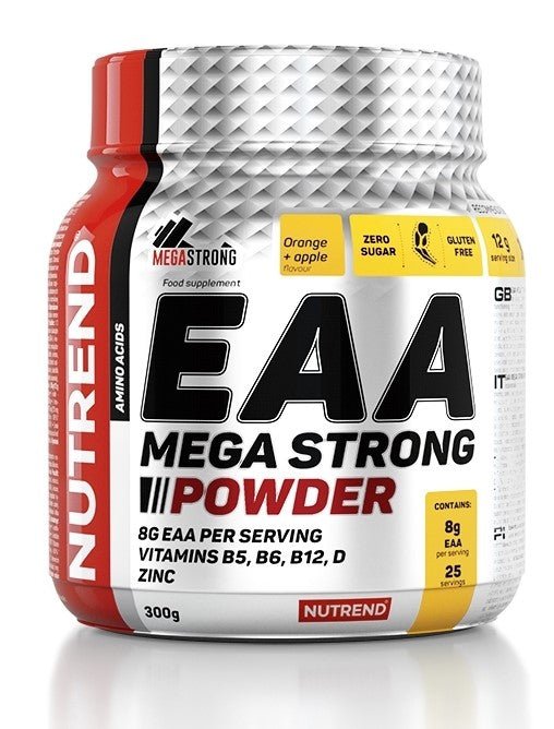EAA Mega Strong Powder, Orange + Apple - 300 grams - VitaeSupps