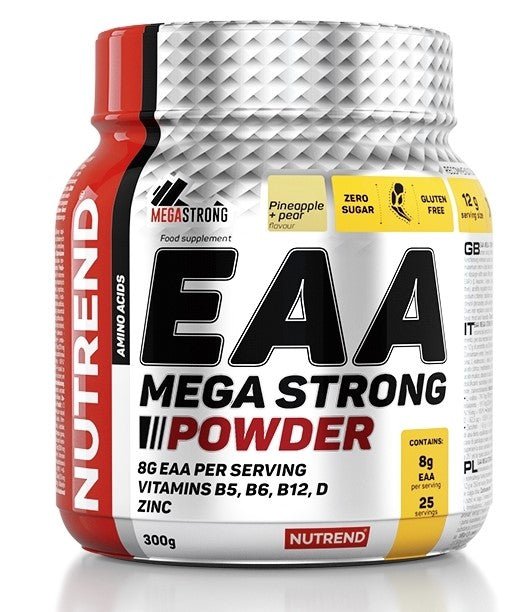 EAA Mega Strong Powder, Pineapple + Pear - 300 grams - VitaeSupps