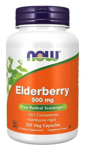 Elderberry, 500mg - 120 vcaps - VitaeSupps
