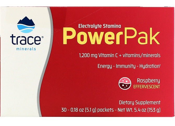 Electrolyte Stamina Power Pak, Raspberry - 30 packets - VitaeSupps
