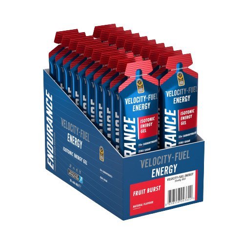 Endurance Energy Isotonic Energy Gel, Fruit Burst - 20 x 60g - VitaeSupps