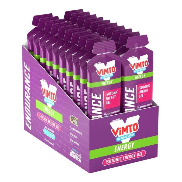 Endurance Energy Isotonic Energy Gel, Vimto - 20 x 60g - VitaeSupps