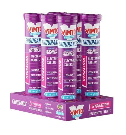 Endurance Hydration Electrolyte Effervescent Tablets, Vimto - 6 x 20 tabs - VitaeSupps