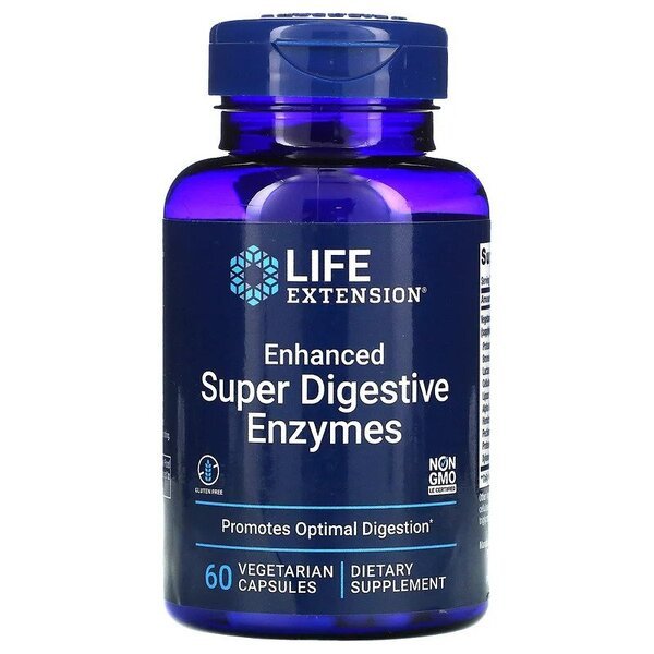 Enhanced Super Digestive Enzymes and Probiotics - 60 vcaps - VitaeSupps