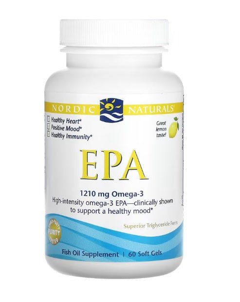 EPA, 1210mg Lemon - 60 softgels - VitaeSupps