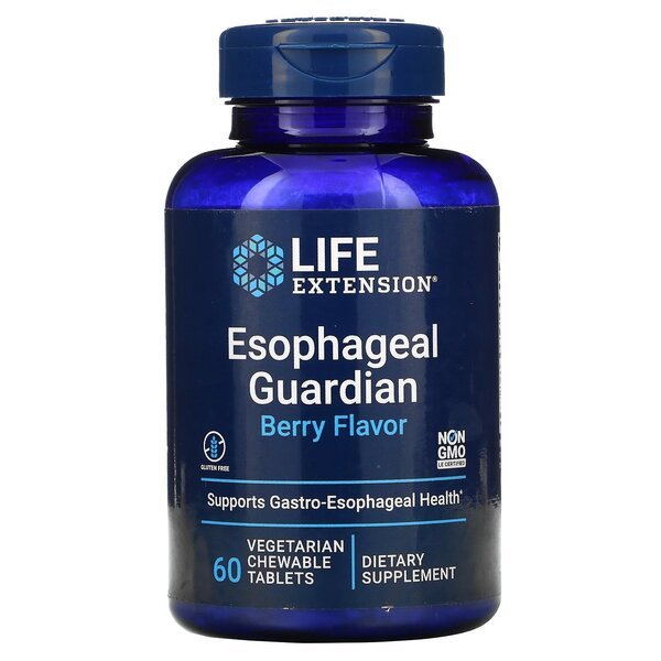 Esophageal Guardian, Berry Flavor - 60 vegetarian chewable tabs - VitaeSupps