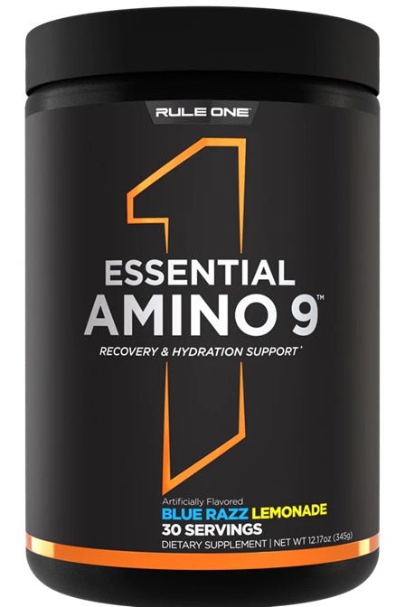 Essential Amino 9, Blue Razz Lemonade (EAN 196671008398) - 345 grams - VitaeSupps