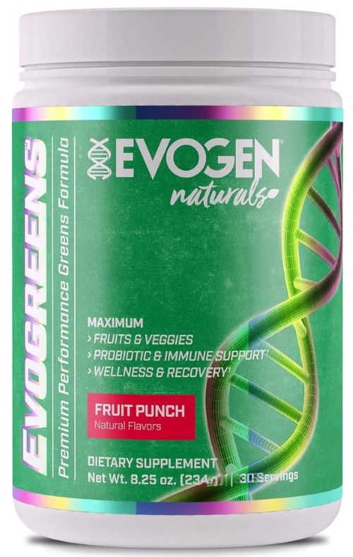 Evogreens Naturals, Fruit Punch - 234 grams - VitaeSupps