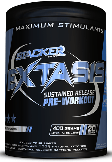 Extasis, Fruit Punch - 400 grams - VitaeSupps