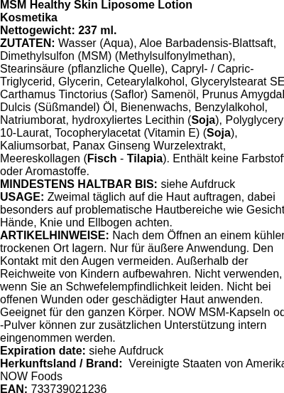 Produktetikett