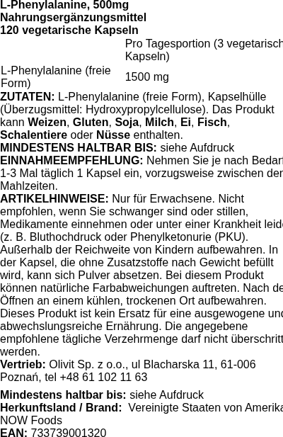 Produktetikett