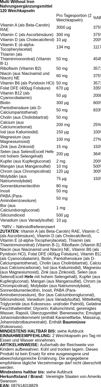 Produktetikett
