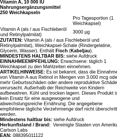 Produktetikett