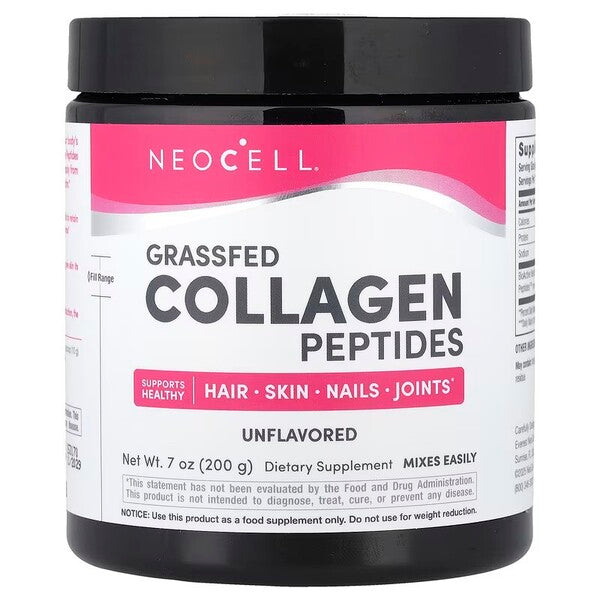 Grassfed Collagen Peptides, Unflavored - 200 grams