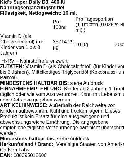 Produktetikett