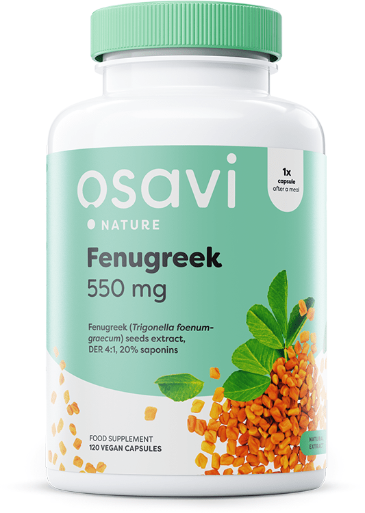 Fenugreek, 550mg - 120 vcaps - VitaeSupps