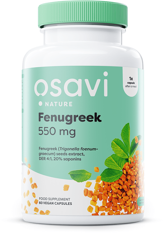 Fenugreek, 550mg - 60 vcaps - VitaeSupps