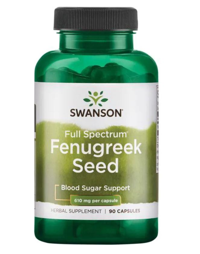 Fenugreek Seed, 610mg - 90 caps - VitaeSupps
