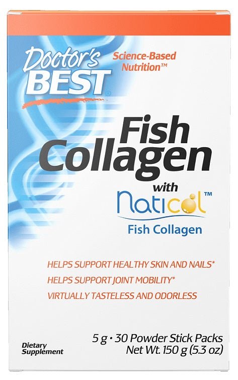 Fish Collagen with Naticol Fish Collagen - 30 stick packs - VitaeSupps