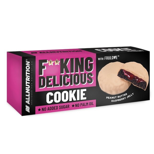 Fitking Delicious Cookie, Peanut Butter Raspberry Jelly - 128 grams - VitaeSupps
