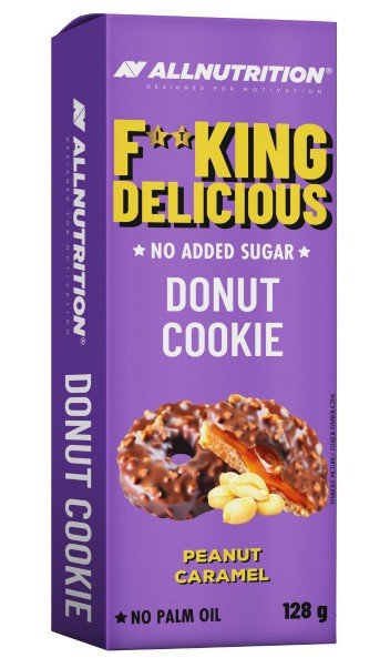 Fitking Delicious Donut Cookie, Peanut Caramel - 128 grams - VitaeSupps