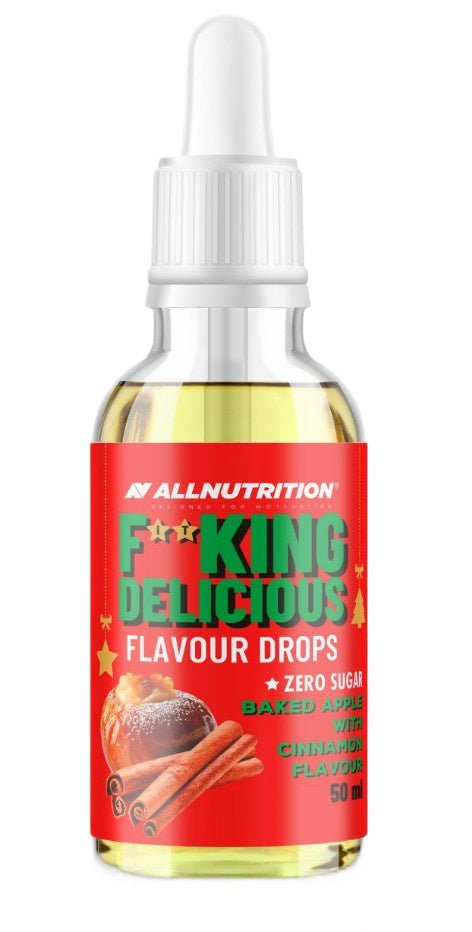 Fitking Delicious Flavour Drops, Baked Apple with Cinnamon - 50 ml. - VitaeSupps
