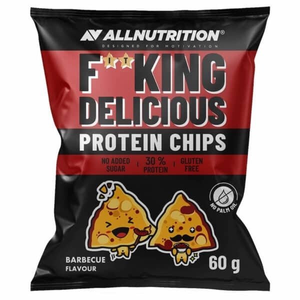 Fitking Delicious Protein Chips, Barbecue - 60 grams - VitaeSupps