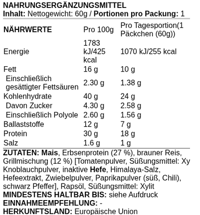 Fitking Delicious Protein Chips, Fromage - 60 grams - VitaeSupps