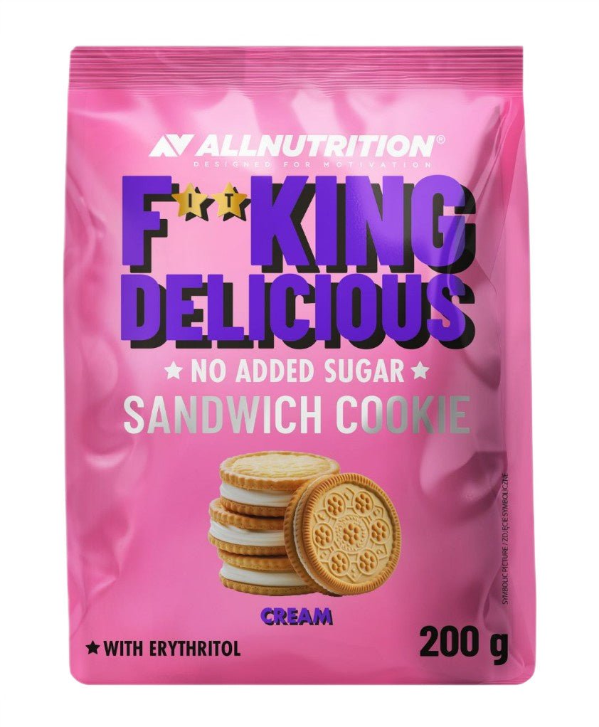 Fitking Delicious Sandwich Cookie, Cream - 200 grams - VitaeSupps