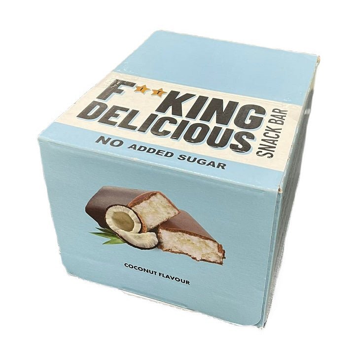 Fitking Delicious Snack Bar, Coconut - 24 x 40g - VitaeSupps